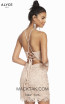 Alyce Paris 4140 Rose Taupe Back Dress