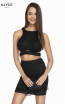 Alyce Paris 4164 Black Front Dress