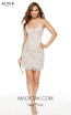 Alyce Paris 4225 Diamond White Malibu Front Dress