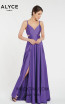 Alyce Paris 60453 Purple Front Dress
