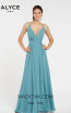 Alyce Paris 60456 Premiere Blue Front Dress