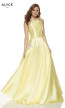 Alyce Paris 60500 Light Yellow Front Dress