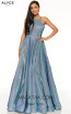 Alyce Paris 60569 Santorini Blue Front Dress