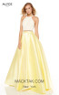 Alyce Paris 60614 Diamond White Lemon Drop Front Dress