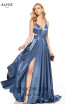 Alyce Paris 60625 Deep French Blue Front Dress