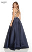 Alyce Paris 60643 Midnight Back Dress