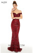 Alyce Paris 60651 Burgundy Front Dress