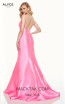 Alyce Paris 60705 Neon Pink Back Dress