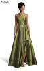 Alyce Paris 60713 Olive Green Front Dress