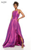 Alyce Paris 60713 Purple Front Dress