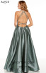 Alyce Paris 60717 Metallic Sage Back Dress