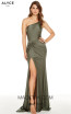 Alyce Paris 60768 Safari Green Front Dress