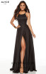 Alyce Paris 60780 Black Front Dress