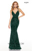 Alyce Paris 60815 Pine Solid Front Dress