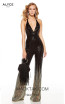 Alyce Paris 60837 Black Gold Front Dress
