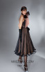 Ana Radu AR006 Black Brown Side Dress