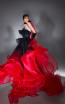 Ana Radu AR012 Black Red Side Dress