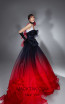 Ana Radu AR012 Black Red Side Dress