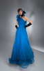 Ana Radu AR026 Turquoise Front Dress