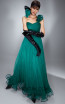 Ana Radu AR029 Green Front Dress