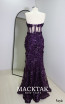 Angéle Purple Back Dress