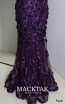 Angéle Purple Back Tail Dress