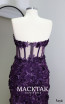 Angéle Purple Backless Dress