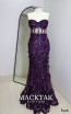 Angéle Purple Front Dress