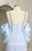 Arlette Light Blue Closed Back Dress