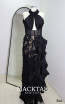 Axelle Black Front Dress