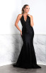 Baccio Luz Black Front Dress