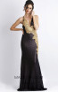 Baccio Alison Sequin Black Gold Front Dress