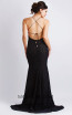 Baccio Ella Velvet Black Champagne Back Dress
