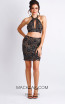 Baccio Laura Black Front Dress