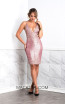 Baccio Luz Painted Pink Front Dress