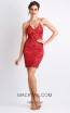 Baccio Magda Paint Red Front Dress