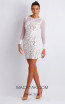 Baccio Soila White Front Dress