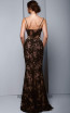 Beside Couture 1331 Black Gold Back Dress