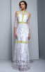 Beside Couture 1342 White Lime Front Dress
