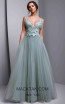 Beside Couture 1356 Aqua Green Front Dress