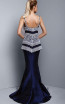 Beside Couture 1345 Navy Back Dress