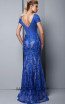 Beside Couture 1347 Royal Blue Back Dress