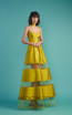 Beside Couture by Gemy Maalouf BC1476 Yellow Front Evening Dress