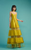 Beside Couture by Gemy Maalouf BC1476 Yellow Front Evening Dress