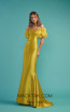 Beside Couture by Gemy Maalouf BC1477 Yellow Front Evening Dress