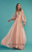 Beside Couture by Gemy Maalouf BC1483 Blush Front Evening Dress