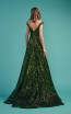 Beside Couture by Gemy Maalouf BC1486 Green Back Evening Dress