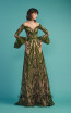 Beside Couture by Gemy Maalouf BC1488 Green Front Evening Dress