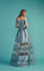 Beside Couture by Gemy Maalouf BC1492 Blue Back Evening Dress