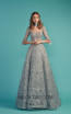 Beside Couture by Gemy Maalouf BC1495 Blue Front Dress